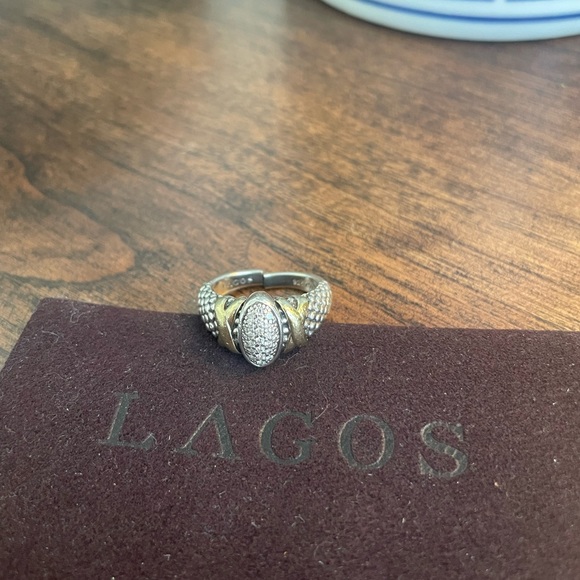 Lagos Gold and Diamond Ring - Picture 5 of 5